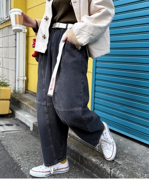 セール】デニムボールパンツ（デニムパンツ）｜DOUBLE NAME（ダブル