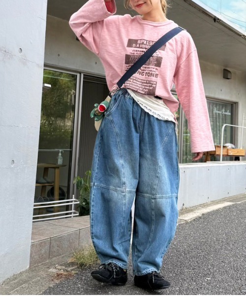 セール】デニムボールパンツ（デニムパンツ）｜DOUBLE NAME（ダブル