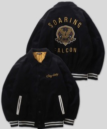 SITRY（シトリー）の「Corduroy Varsity Jacket/オーバーサイズ コーデュロイ スタジャン ブルゾン（スタジャン・レディース）」