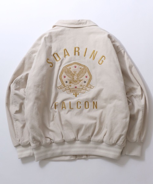 SITRY（シトリー）の「Corduroy Varsity Jacket/オーバーサイズ コーデュロイ スタジャン ブルゾン（スタジャン・メンズ・アイボリー/ブラック/ブラウン・M/L）」の19枚目の写真