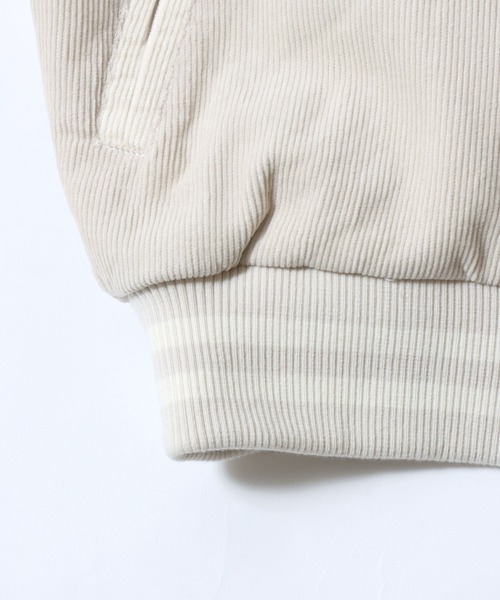 SITRY（シトリー）の「Corduroy Varsity Jacket/オーバーサイズ コーデュロイ スタジャン ブルゾン（スタジャン・メンズ・アイボリー/ブラック/ブラウン・M/L）」の11枚目の写真