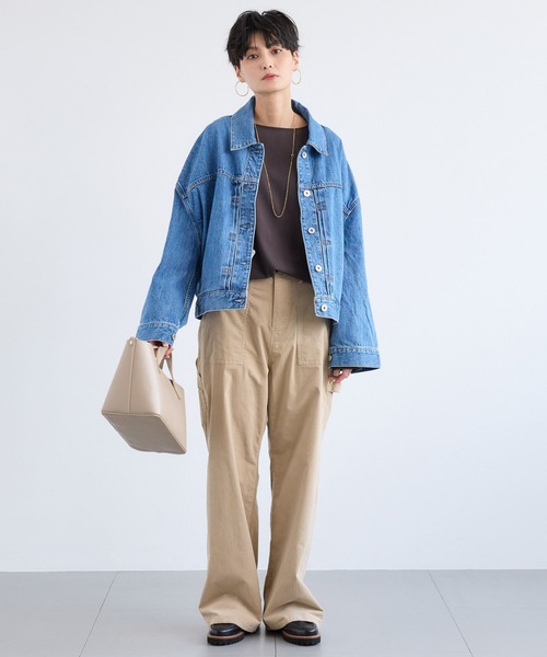 AULENTTI(オウレンティ)の「BARNYARDSTORM / 【AULENTTI(オウレンティ)】ワイドショルダーバッグ(ショルダーバッグ・レディース・ダークブラウン/ベージュ・FREE)」の10枚目の写真