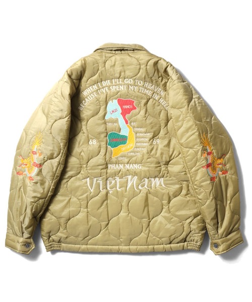 セール】HOUSTON ナイロンリップベトジャン(MAP)（ミリタリー