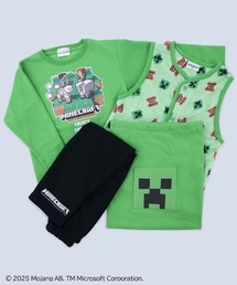 RUGGEDWORKS | 【完売】《マインクラフト》 キッズ 長袖 パジャマ ベスト 袋付き セット(Tシャツ/カットソー)
