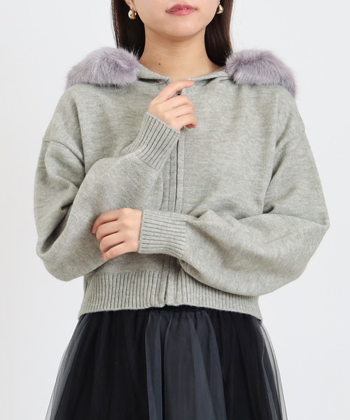 フードファーニットパーカー（パーカー）｜ASTORIA ODIER（アストリア