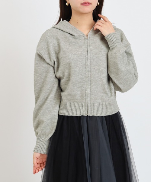 セール】フードファーニットパーカー（パーカー）｜ASTORIA ODIER