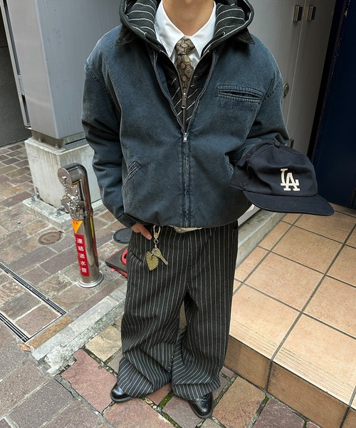 kutir（クティール）の「ASORT LAYERED BAGGY PANTS／アソートレイヤードバギーパンツ（その他パンツ・メンズ・チャコールグレー/ブラック・SMALL/LARGE/MEDIUM）」の22枚目の写真