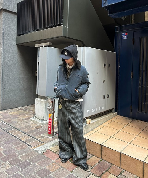 kutir（クティール）の「ASORT LAYERED BAGGY PANTS／アソートレイヤードバギーパンツ（その他パンツ・メンズ・チャコールグレー/ブラック・SMALL/LARGE/MEDIUM）」の17枚目の写真