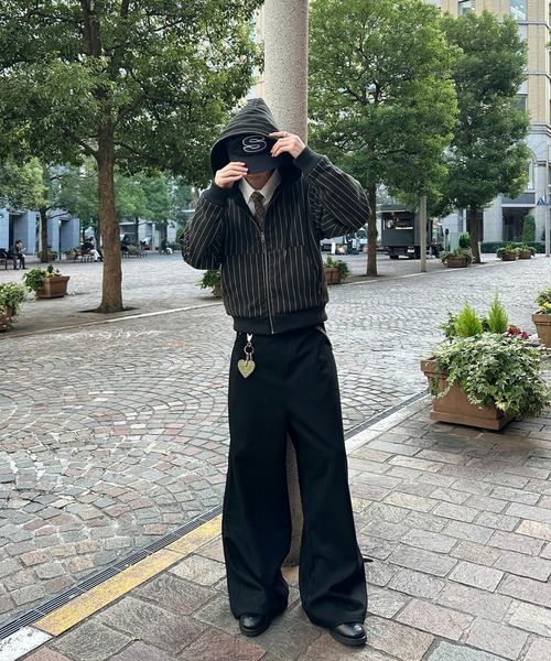 kutir（クティール）の「ASORT LAYERED BAGGY PANTS／アソートレイヤードバギーパンツ（その他パンツ・メンズ・チャコールグレー/ブラック・SMALL/LARGE/MEDIUM）」の9枚目の写真