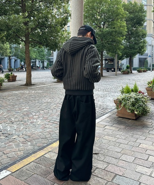 kutir（クティール）の「ASORT LAYERED BAGGY PANTS／アソートレイヤードバギーパンツ（その他パンツ・メンズ・チャコールグレー/ブラック・SMALL/LARGE/MEDIUM）」の7枚目の写真