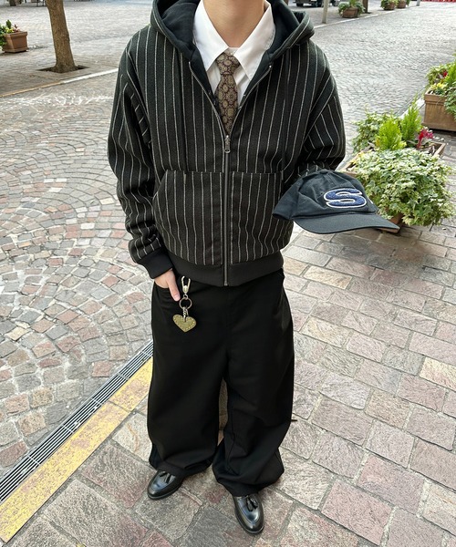 kutir（クティール）の「ASORT LAYERED BAGGY PANTS／アソートレイヤードバギーパンツ（その他パンツ・メンズ・チャコールグレー/ブラック・SMALL/LARGE/MEDIUM）」の10枚目の写真