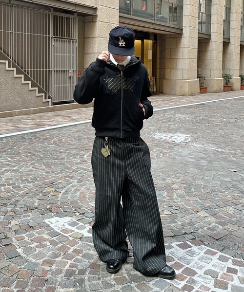 kutir（クティール）の「ASORT LAYERED BAGGY PANTS／アソートレイヤードバギーパンツ（その他パンツ・メンズ・チャコールグレー/ブラック・SMALL/LARGE/MEDIUM）」の20枚目の写真