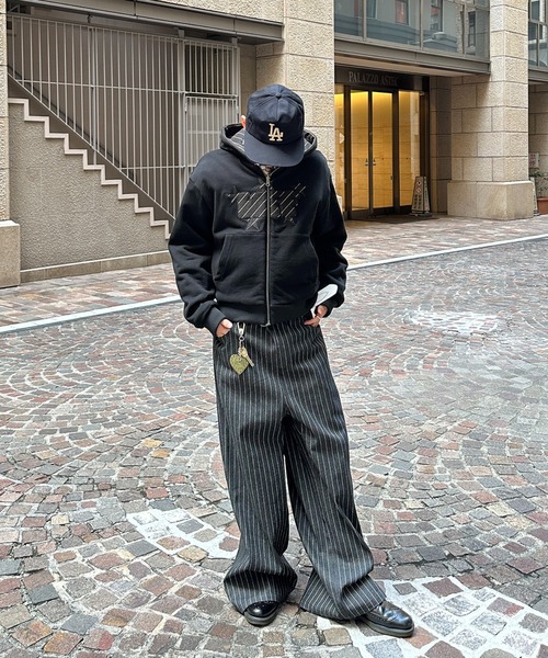 kutir（クティール）の「ASORT LAYERED BAGGY PANTS／アソートレイヤードバギーパンツ（その他パンツ・メンズ・チャコールグレー/ブラック・SMALL/LARGE/MEDIUM）」の21枚目の写真