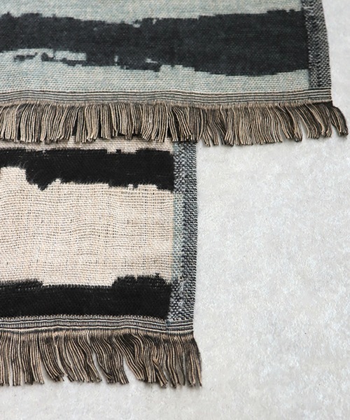 antiqua（アンティカ）の「フリンジストール（ストール/ショール・レディース・ブラック系その他/ベージュ系その他・FREE）」の11枚目の写真