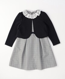 COMME CA ISM（コムサイズム）の「【セットアイテム】レース襟付きドレス×ボレロ(140-160cm)（ワンピース）」