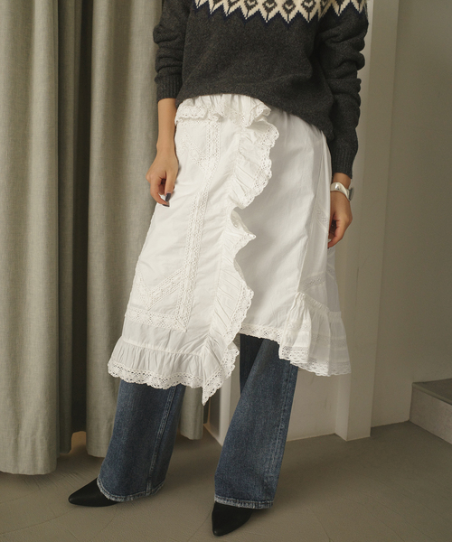 専用ですcrinkle crinkle crinkleフリンジスカート Spick & Span（スピックアンドスパン）の「【crinkle crinkle crinkle