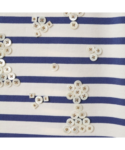 CURRENTAGE(カレンテージ)の「【CURRENTAGE/カレンテージ】Pearly king&Queen basque shirt(Tシャツ/カットソー・レディース・アイボリー・1)」の7枚目の写真