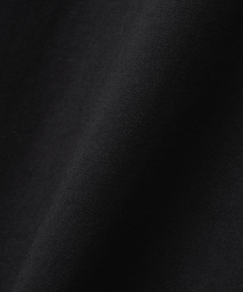 Millo Archive（ミロ アーカイブ）の「ソフトUネックセミオーバーフィットTシャツ[ブラック]（Tシャツ/カットソー・メンズ・その他・LARGE/X-LARGE/MEDIUM/SMALL）」の4枚目の写真