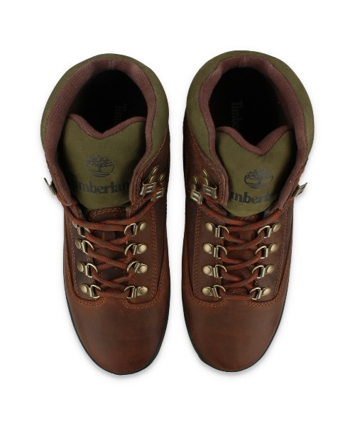 Timberland（ティンバーランド）の「TIMBERLAND EURO HIKER LEATHER / ティンバーランド ユーロ ハイカー レザー / 95100（ブーツ・メンズ・ブラウン・25.5cm/26cm/26.5cm/27cm/28cm/28.5cm/29cm/25cm）」の2枚目の写真