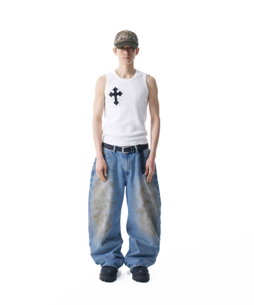 AAKAM(アーカム)の「AKM CROS2 ノースリーブ(ホワイト)(Tシャツ/カットソー・レディース・その他・1/2)」の10枚目の写真