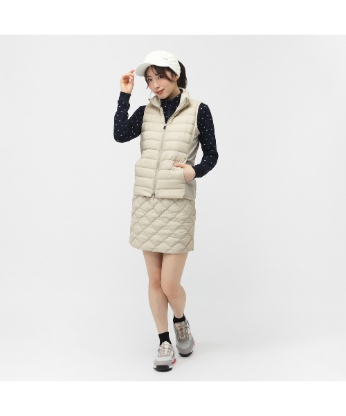 TIGORA(ティゴラ)の「ティゴラ TIGORA ダウンベスト(ダウンベスト・レディース・ライトベージュ/ネイビー・M/L/XL/2XL)」の5枚目の写真