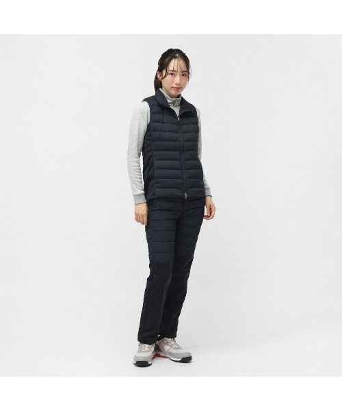 TIGORA(ティゴラ)の「ティゴラ TIGORA ダウンベスト(ダウンベスト・レディース・ライトベージュ/ネイビー・M/L/XL/2XL)」の4枚目の写真