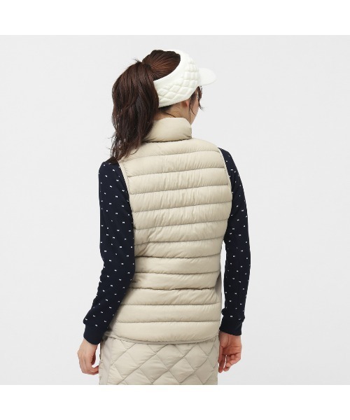 TIGORA(ティゴラ)の「ティゴラ TIGORA ダウンベスト(ダウンベスト・レディース・ライトベージュ/ネイビー・M/L/XL/2XL)」の6枚目の写真
