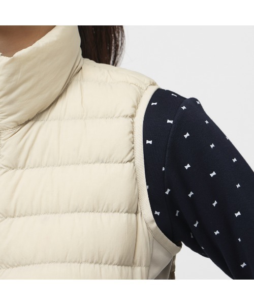 TIGORA(ティゴラ)の「ティゴラ TIGORA ダウンベスト(ダウンベスト・レディース・ライトベージュ/ネイビー・M/L/XL/2XL)」の8枚目の写真