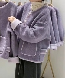 ノーカラージャケット（パープル/紫色系）ファッション通販 - ZOZOTOWN