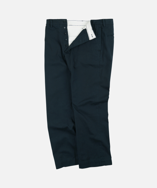 FRIZMWORKS(フリズムワークス)の「WASHED OFFICER CHINO PANTS _ NAVY(その他パンツ・メンズ・その他・X-LARGE/SMALL/MEDIUM/LARGE)」の2枚目の写真