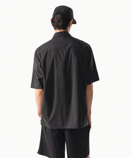 MUSINSA STANDARD（ムシンサスタンダード）の「[シティレジャー] エアウェイト半袖シャツ [ブラック]（シャツ/ブラウス・メンズ・その他・SMALL/MEDIUM/LARGE/X-LARGE/XX-LARGE）」の3枚目の写真