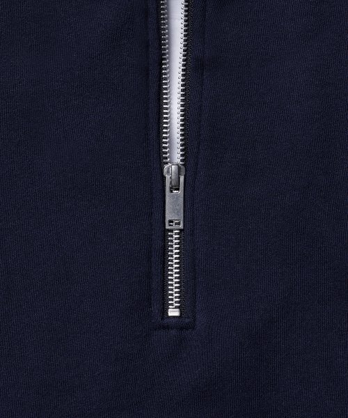 MUSINSA STANDARD WOMAN（ムシンサスタンダードウーマン）の「レディースハーフジップアップスウェットシャツ[ネイビー]（スウェット・レディース・その他・SMALL/MEDIUM/LARGE/X-SMALL）」の6枚目の写真