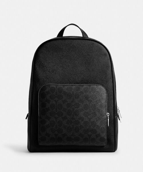 COACH（コーチ）の「ウェイド バックパック・シグネチャー キャンバス（バックパック/リュック・メンズ・ブラック系その他・ONE）」の2枚目の写真