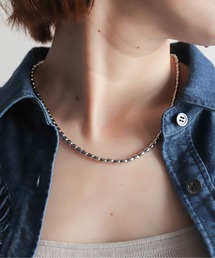 rapiecage（ラピエサージュ）の「ナツメシルバービーズAJネックレス（ネックレス）」