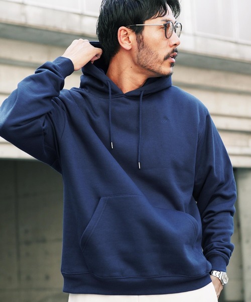 jiggys shop（ジギーズショップ）の「裏起毛 ワンポイント刺繍 プル