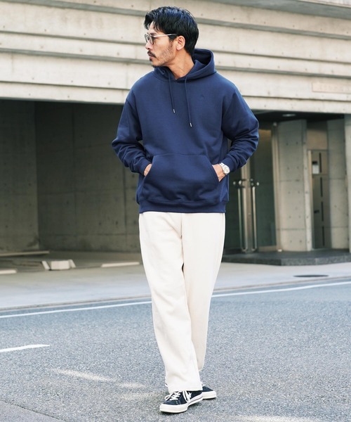 jiggys shop（ジギーズショップ）の「裏起毛 ワンポイント刺繍 プル