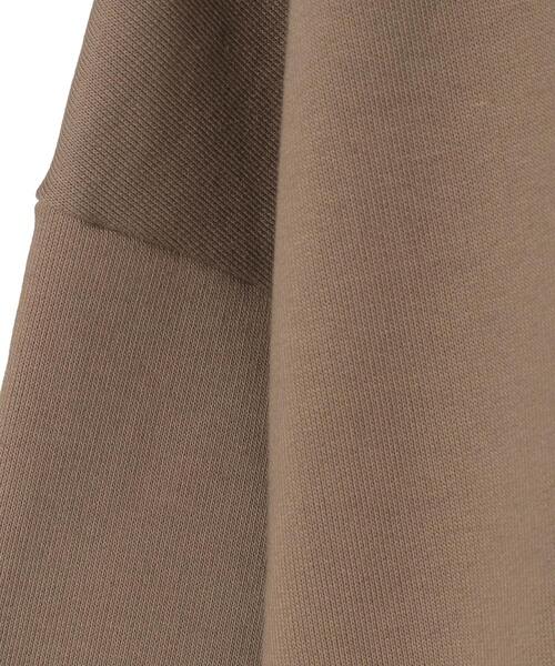 Tiara（ティアラ）の「ZIPプルオーバー（Tシャツ/カットソー・レディース・モカ/オフホワイト/チャコールグレー・FREE）」の21枚目の写真