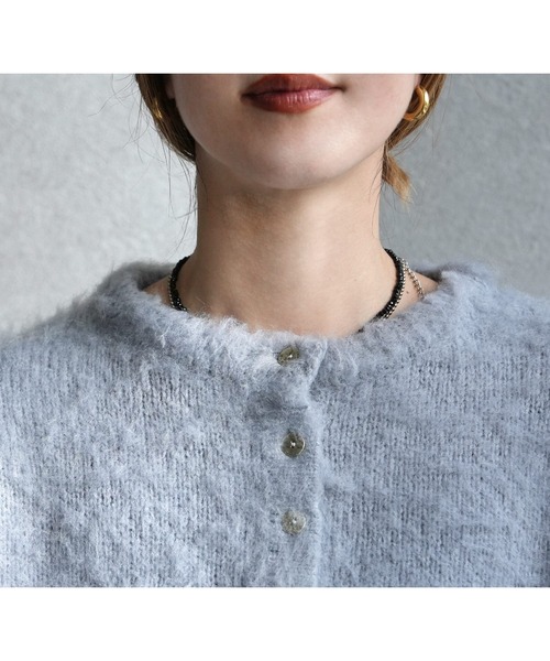 reca（レカ）の「ウールタッチヘンリープルオーバーニット（ニット/セーター・レディース・グレー/ブラック/ピンク・FREE）」の14枚目の写真