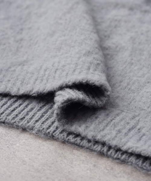 reca（レカ）の「ウールタッチヘンリープルオーバーニット（ニット/セーター・レディース・グレー/ブラック/ピンク・FREE）」の12枚目の写真