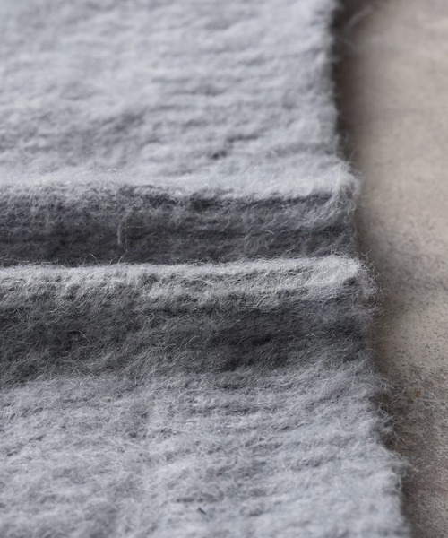 reca（レカ）の「ウールタッチヘンリープルオーバーニット（ニット/セーター・レディース・グレー/ブラック/ピンク・FREE）」の9枚目の写真