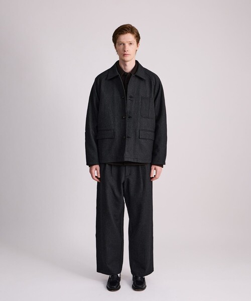 Saturdays NYC(サタデーズ ニューヨークシティ )の「Antoine Wool Chore Jacket(その他アウター・メンズ・ブラック・L/M/XL)」の4枚目の写真