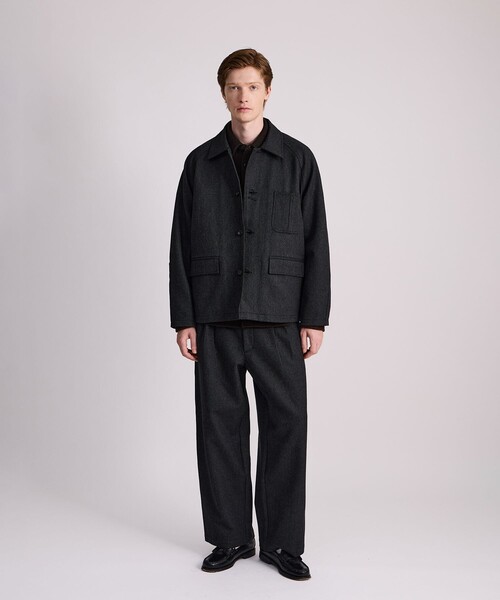 Saturdays NYC(サタデーズ ニューヨークシティ )の「Antoine Wool Chore Jacket(その他アウター・メンズ・ブラック・L/M/XL)」の7枚目の写真