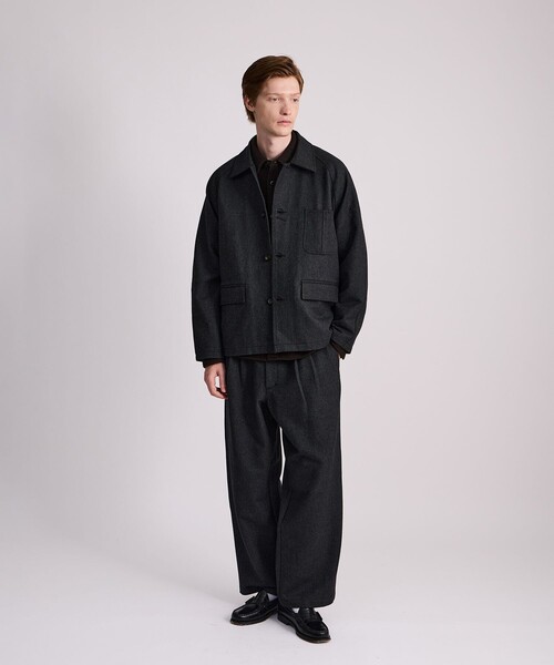 Saturdays NYC(サタデーズ ニューヨークシティ )の「Antoine Wool Chore Jacket(その他アウター・メンズ・ブラック・L/M/XL)」の9枚目の写真