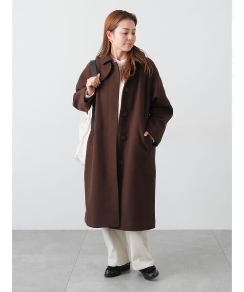 Lugnoncure（ルノンキュール）の「ウール混ふわふわクルーネックニット（ニット/セーター・レディース・オレンジ/ネイビー/ベージュ/ブルー/グレー・F）」の12枚目の写真