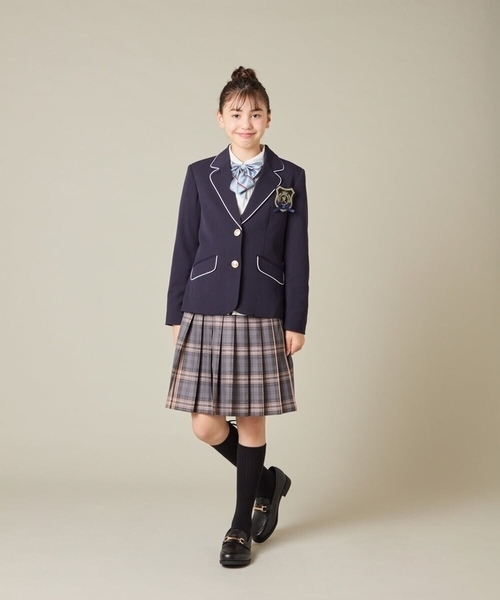 a.v.v（アーヴェヴェ）の「[150-160]【卒服】配色ケーブルカーディガン（カーディガン/ボレロ・キッズ・ホワイト・150/160）」の10枚目の写真