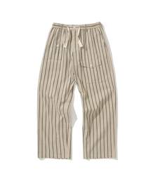 UNIFORM BRIDGE（ユニフォームブリッジ）の「stripe resort pants beige（その他パンツ）」