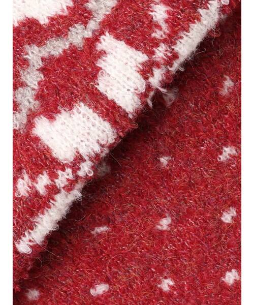 Ungrid（アングリッド）の「求心柄ルーズニット（ニット/セーター・レディース・ライトグレー/レッド/ブラック・FREE）」の11枚目の写真