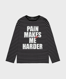 SAINTPAIN（セイントペイン）の「SPストライプロングスリーブブラック（Tシャツ/カットソー）」
