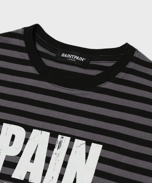 SAINTPAIN(セイントペイン)の「SPストライプロングスリーブブラック(Tシャツ/カットソー・レディース・その他・MEDIUM/LARGE)」の3枚目の写真