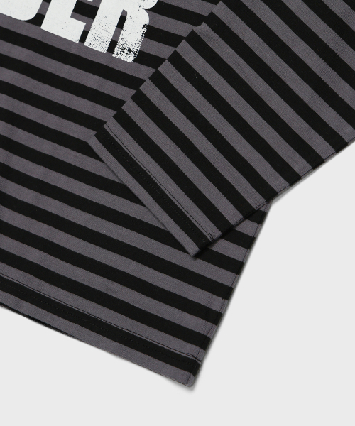 SAINTPAIN(セイントペイン)の「SPストライプロングスリーブブラック(Tシャツ/カットソー・レディース・その他・MEDIUM/LARGE)」の4枚目の写真